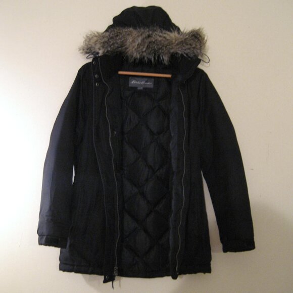 Eddie Bauer WeatherEdge Superior Down Parka Jacket, #9647, Petite Small - Picture 1 of 13